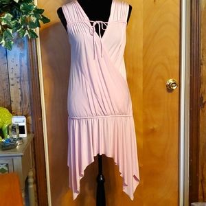 Lovely Dress/top by Double Zero in soft pink sz M.